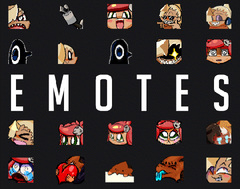 Emotes (They all Loop Perfectly, but They Can't all Loop together on the same image)